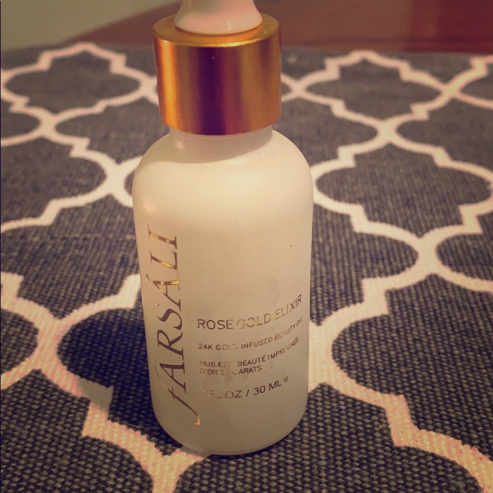 Farsali rose gold elixir w/ 24k infused beauty oil